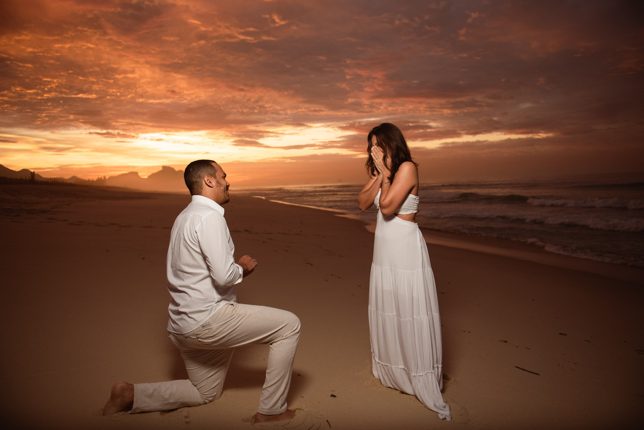 pedido de casamento praia do rio de janeiro