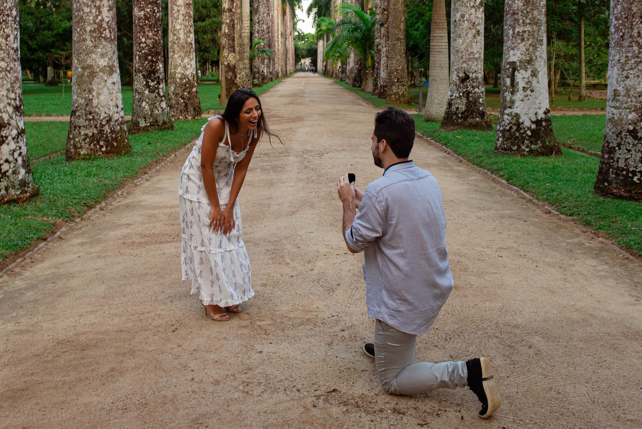 pedido de casamento Jardim Botânico RJ