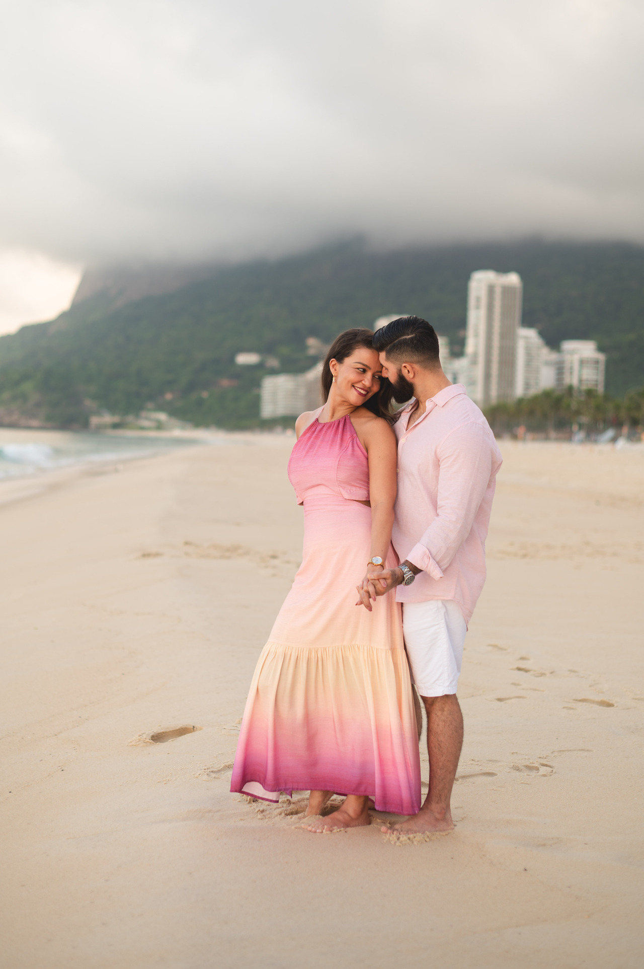 pre-wedding praia de sao conrado