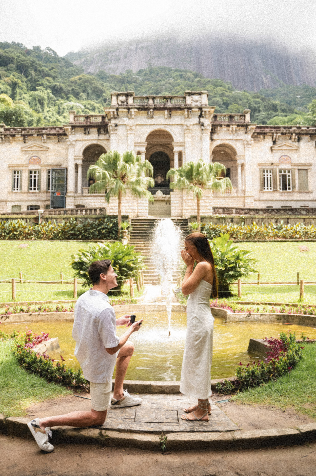 pedido de casamento no parque lage