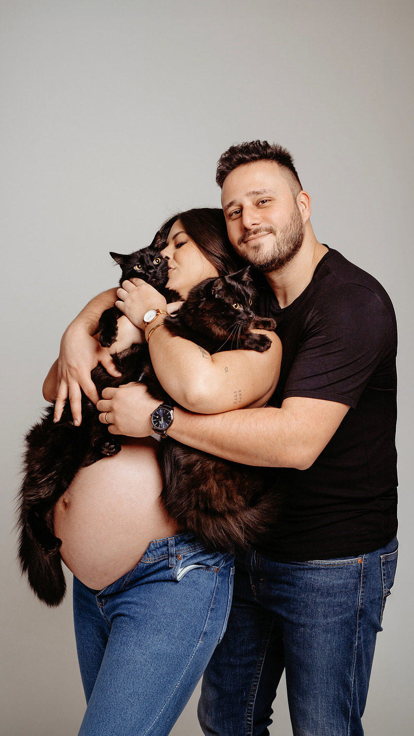 Ensaio fotográfico durante a gestação
