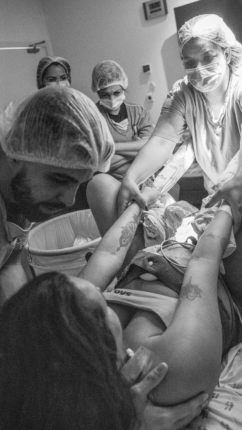 Fotografia de nascimento em maternidade