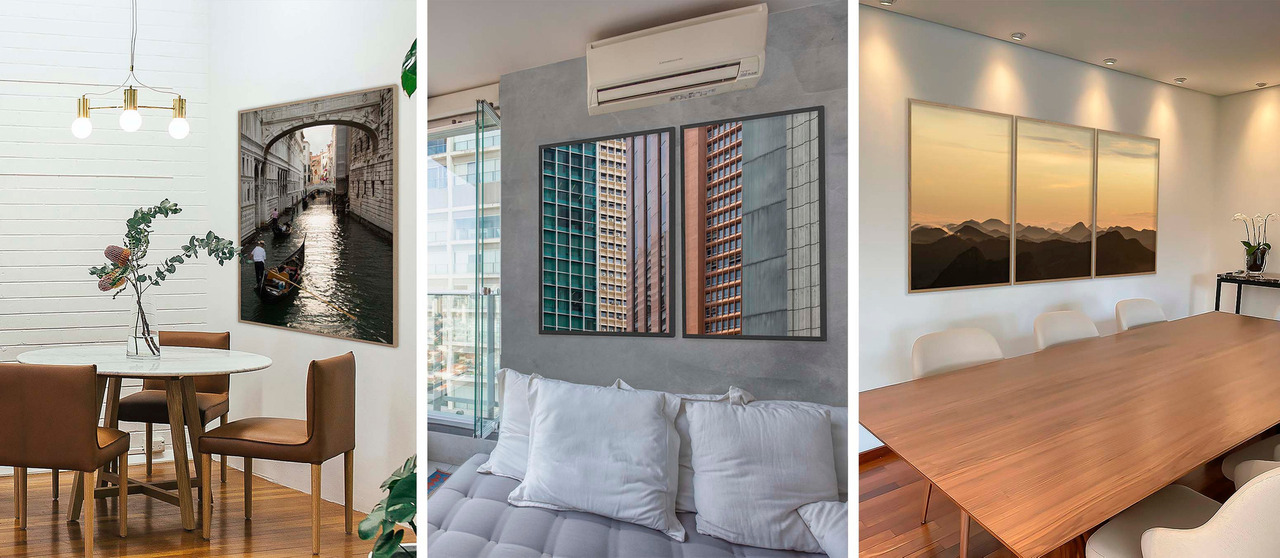 quadros decorativos grandes para sala de jantar
