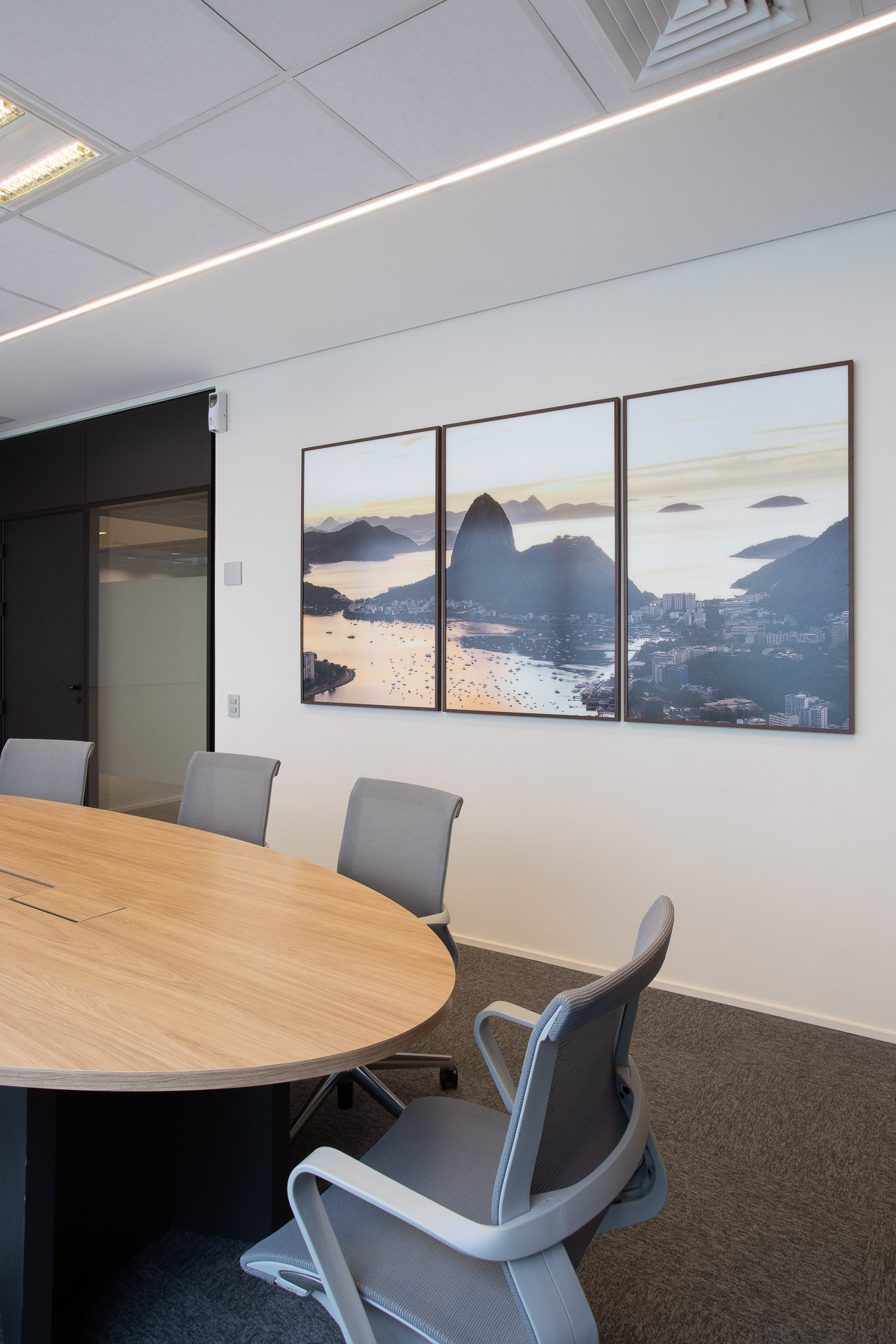 quadro para sala de reunião paisagem RJ - quadros decorativos para empresas