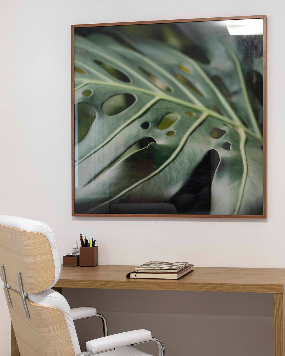 quadro natureza para home office - arquitetura residencial