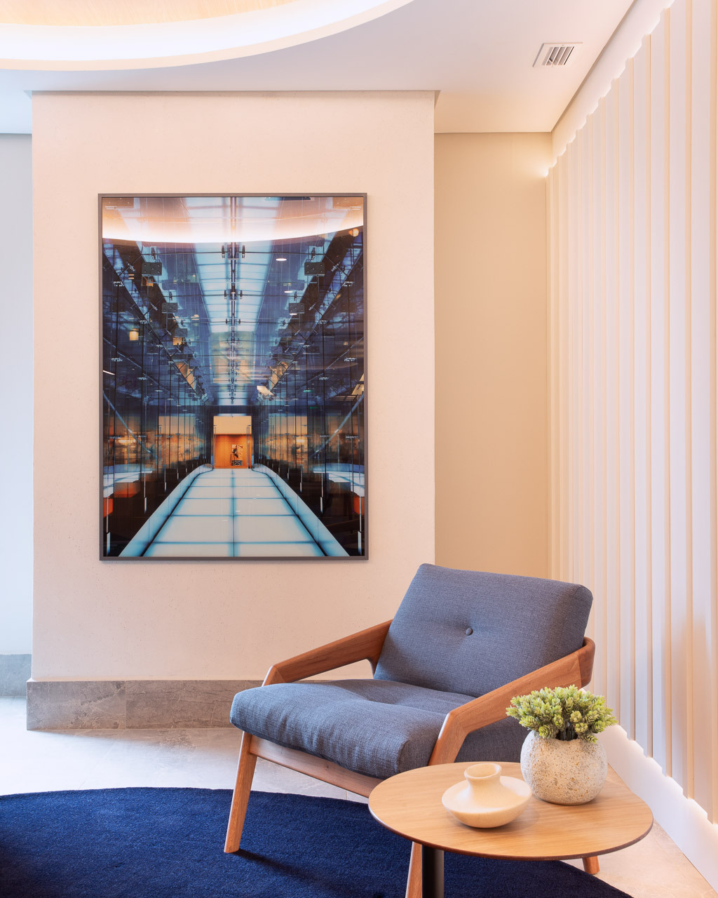 quadro moderno para recepção sofisticada