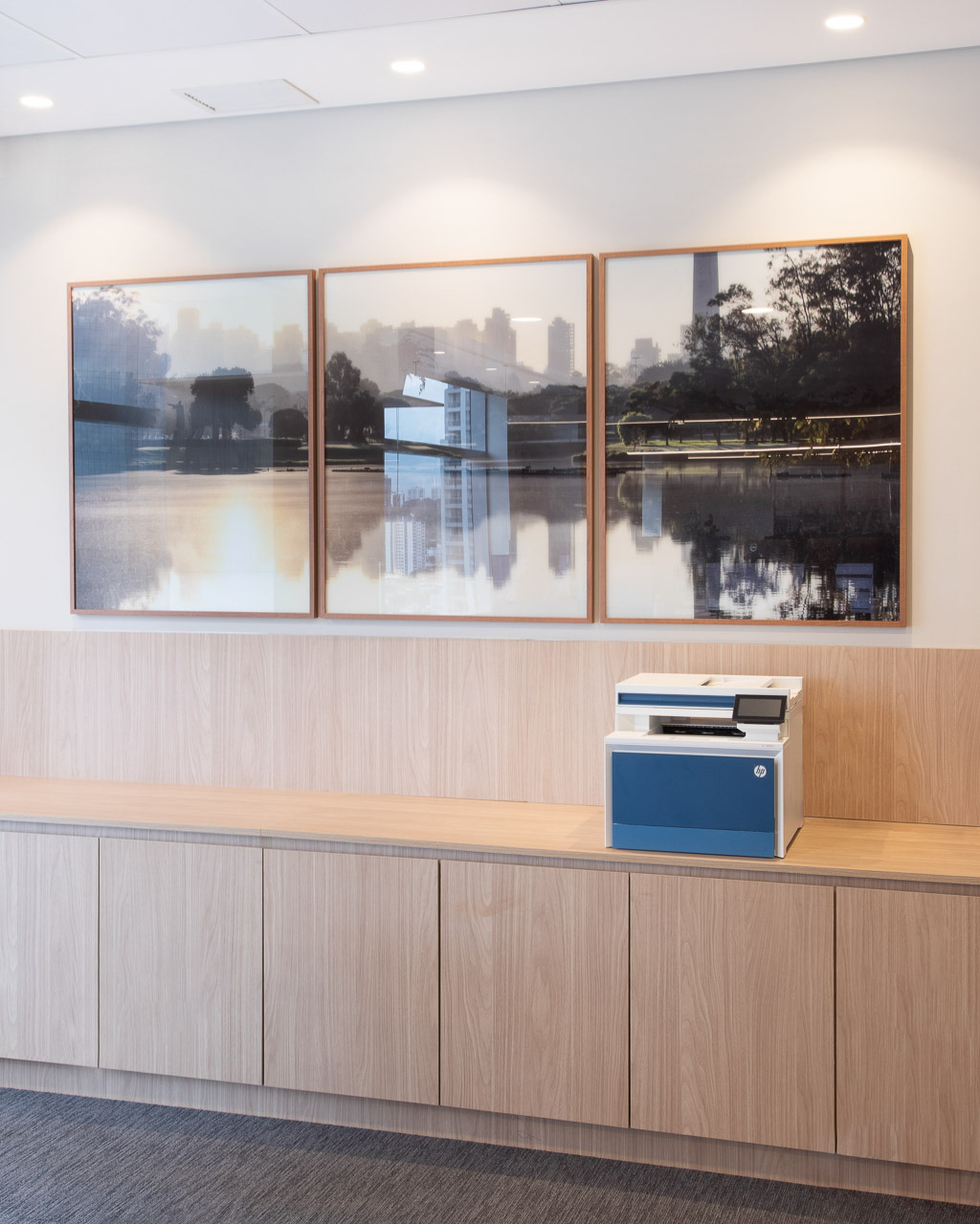 paisagem para decorar escritório corporativo quadros decorativos