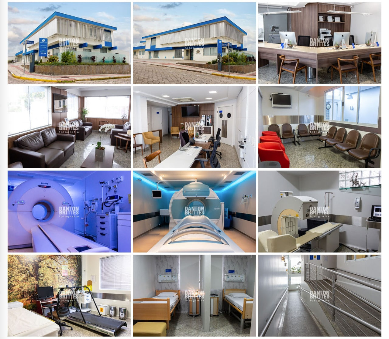 Quadro de Fotos de ambientes Bionuclear