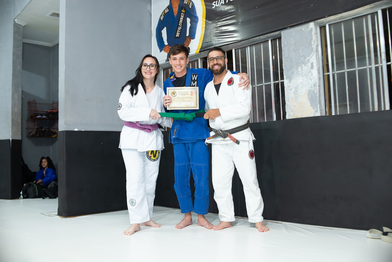 Matheus conquista Faixa Verde