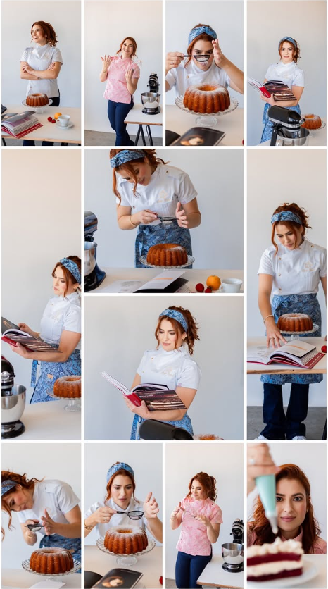 ensaio criativo confeiteira em curitiba