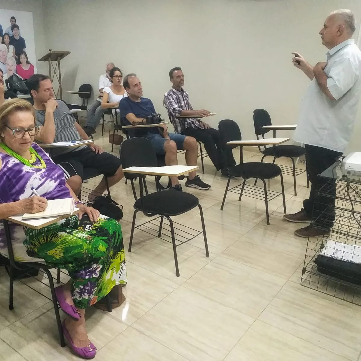 Sala de aula climatizada