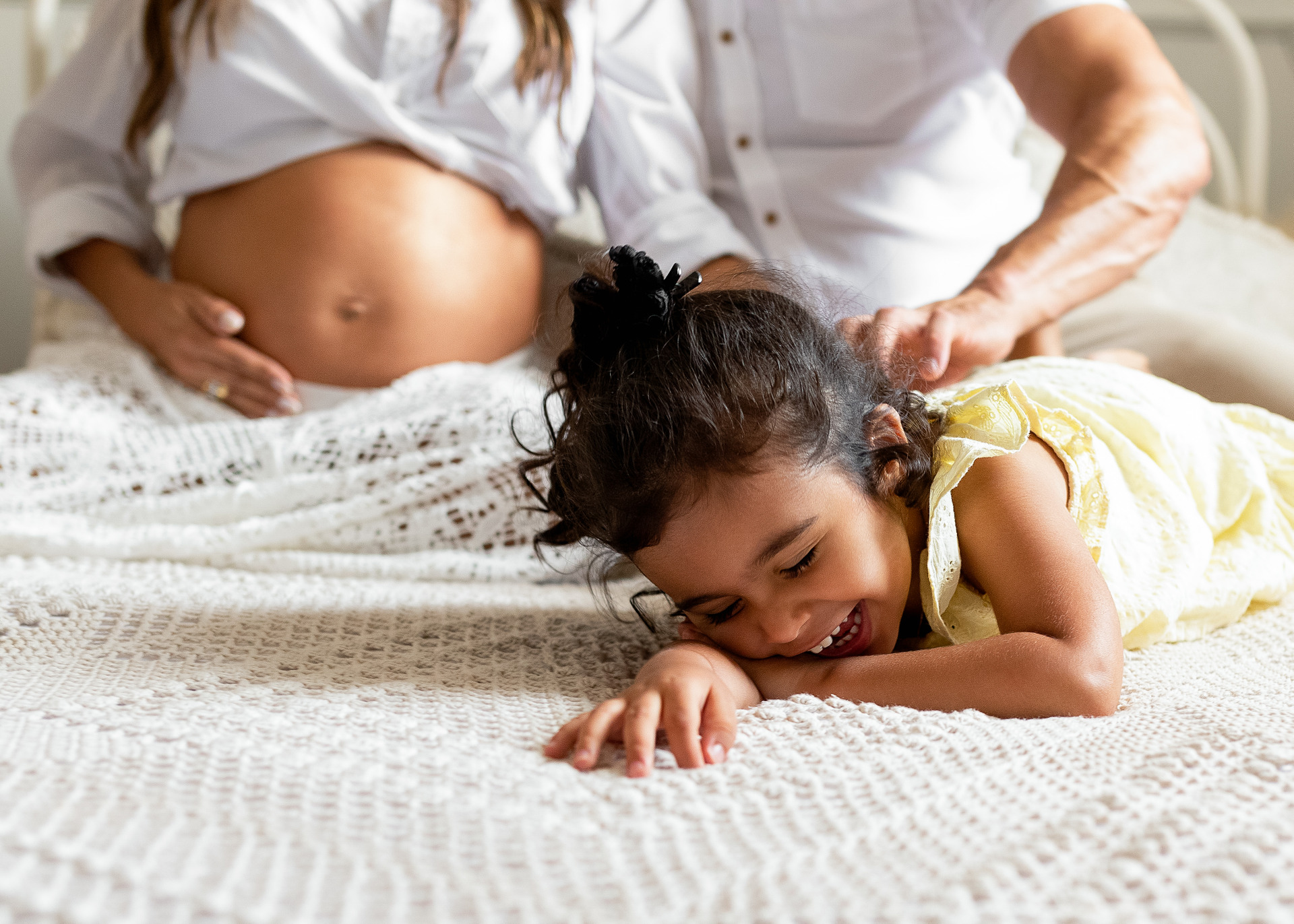 Ensaio belíssimo de gravida em estúdio