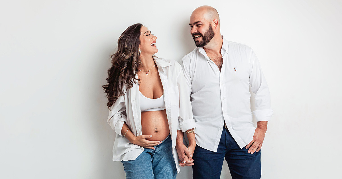 Ensaio belíssimo de gravida em estúdio