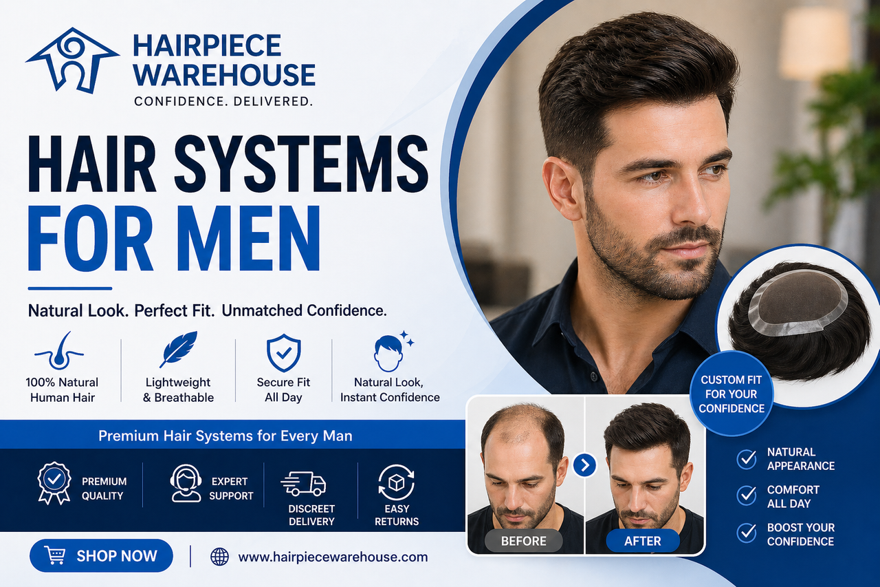 Hair systems for men
