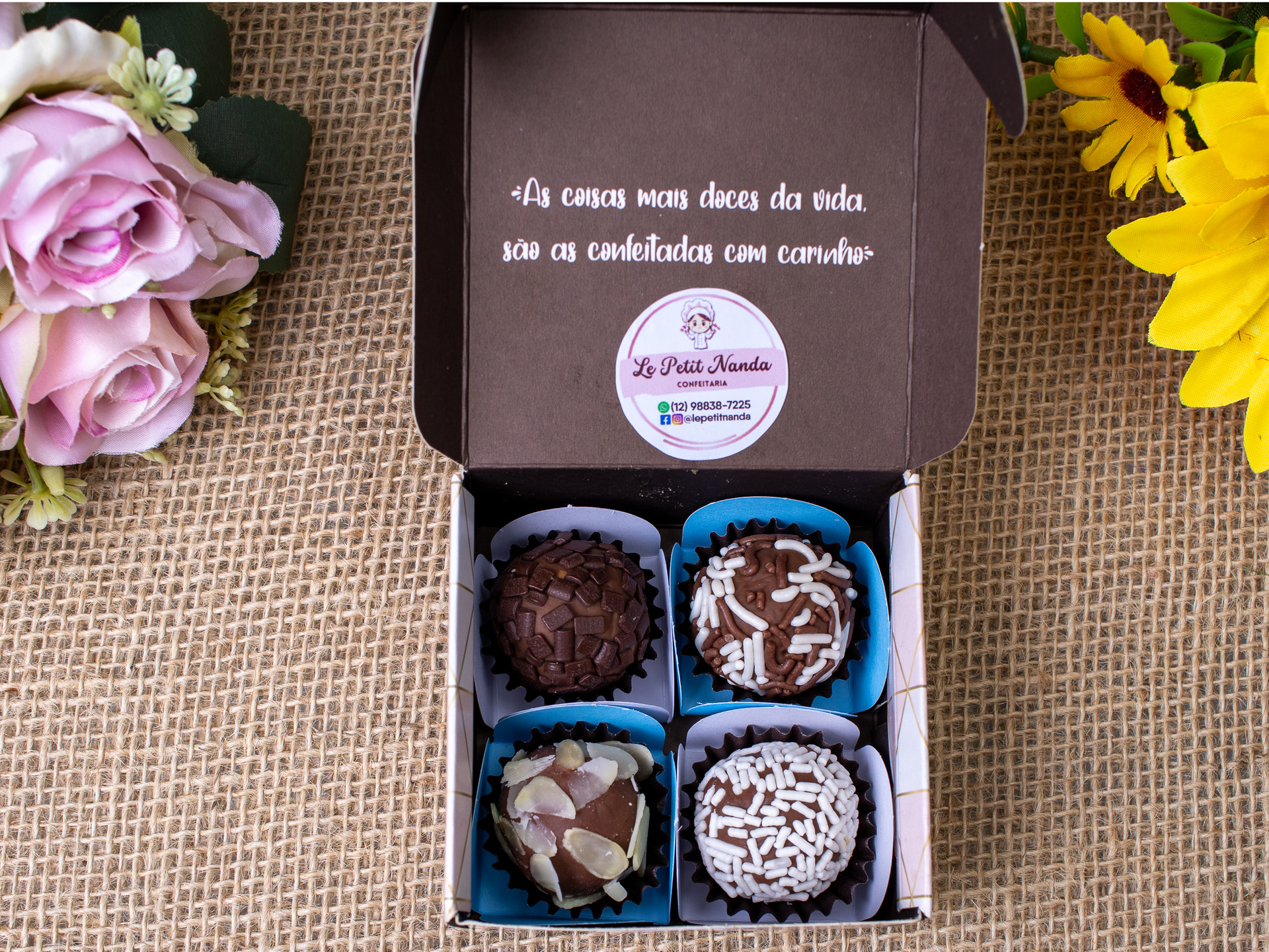 Kit brigadeiro 4 unidades