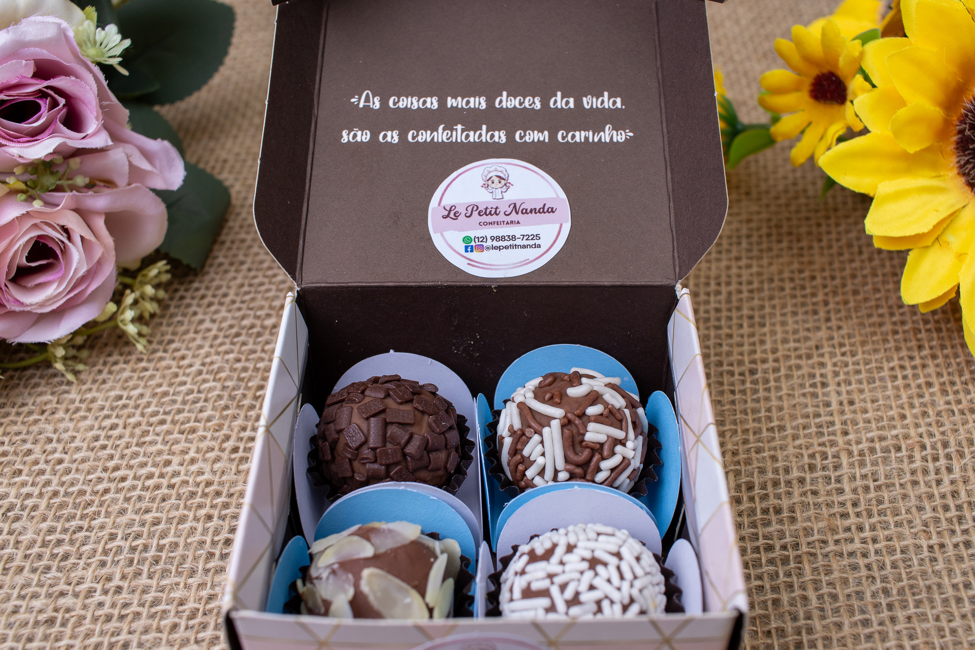 Kit brigadeiro 4 unidades