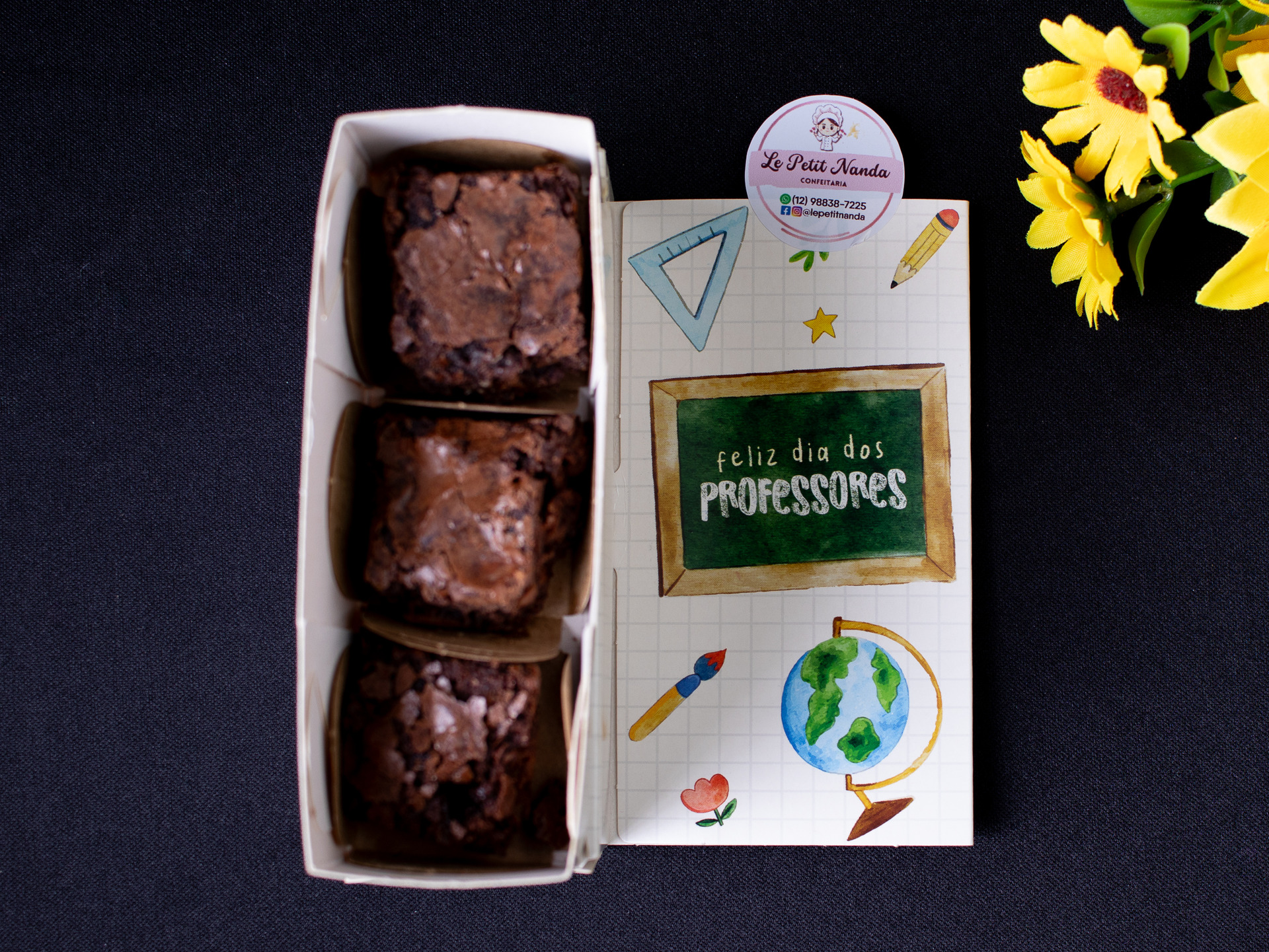 Kit brownie 3 unidades