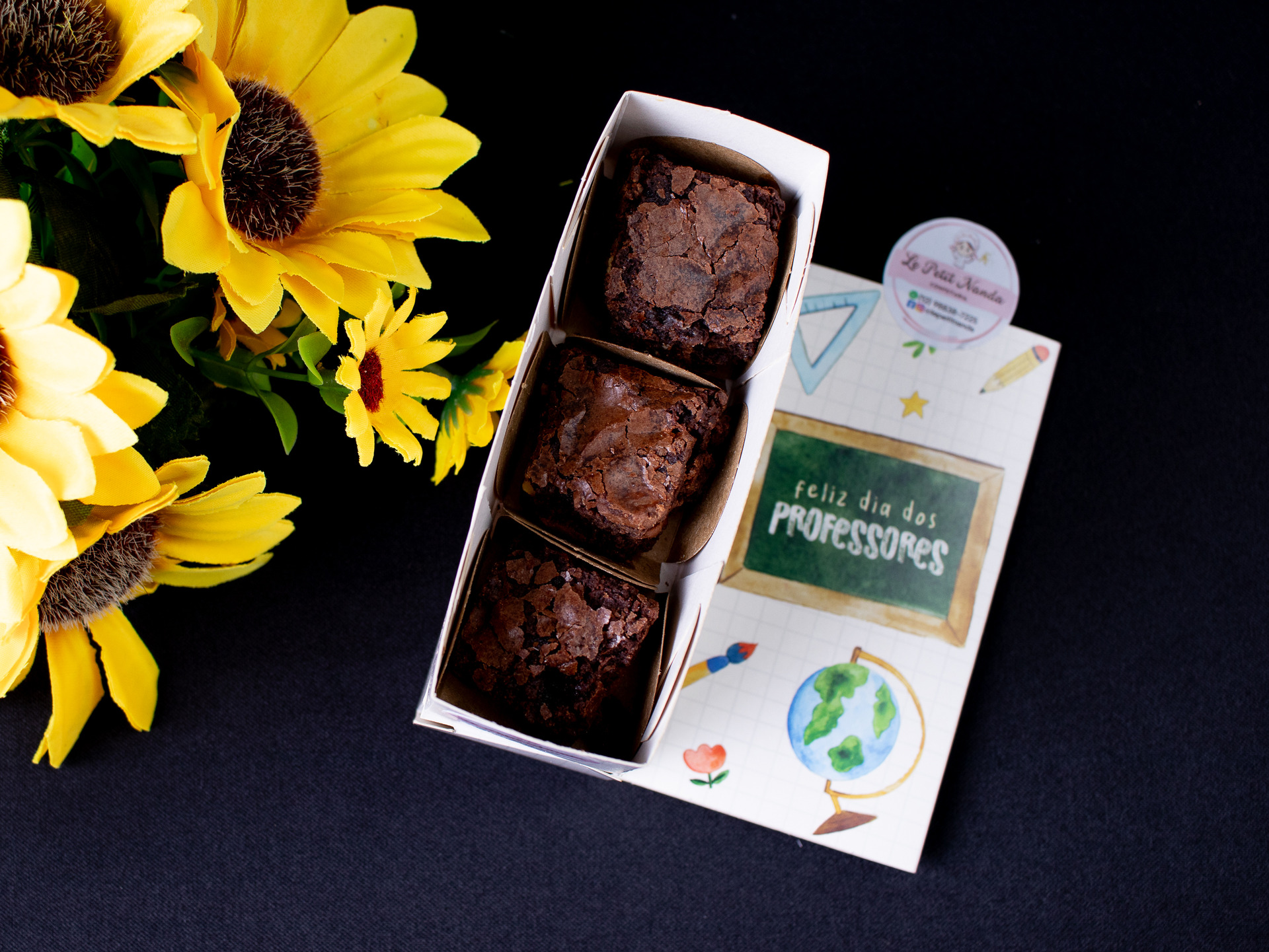 Kit brownie 3 unidades