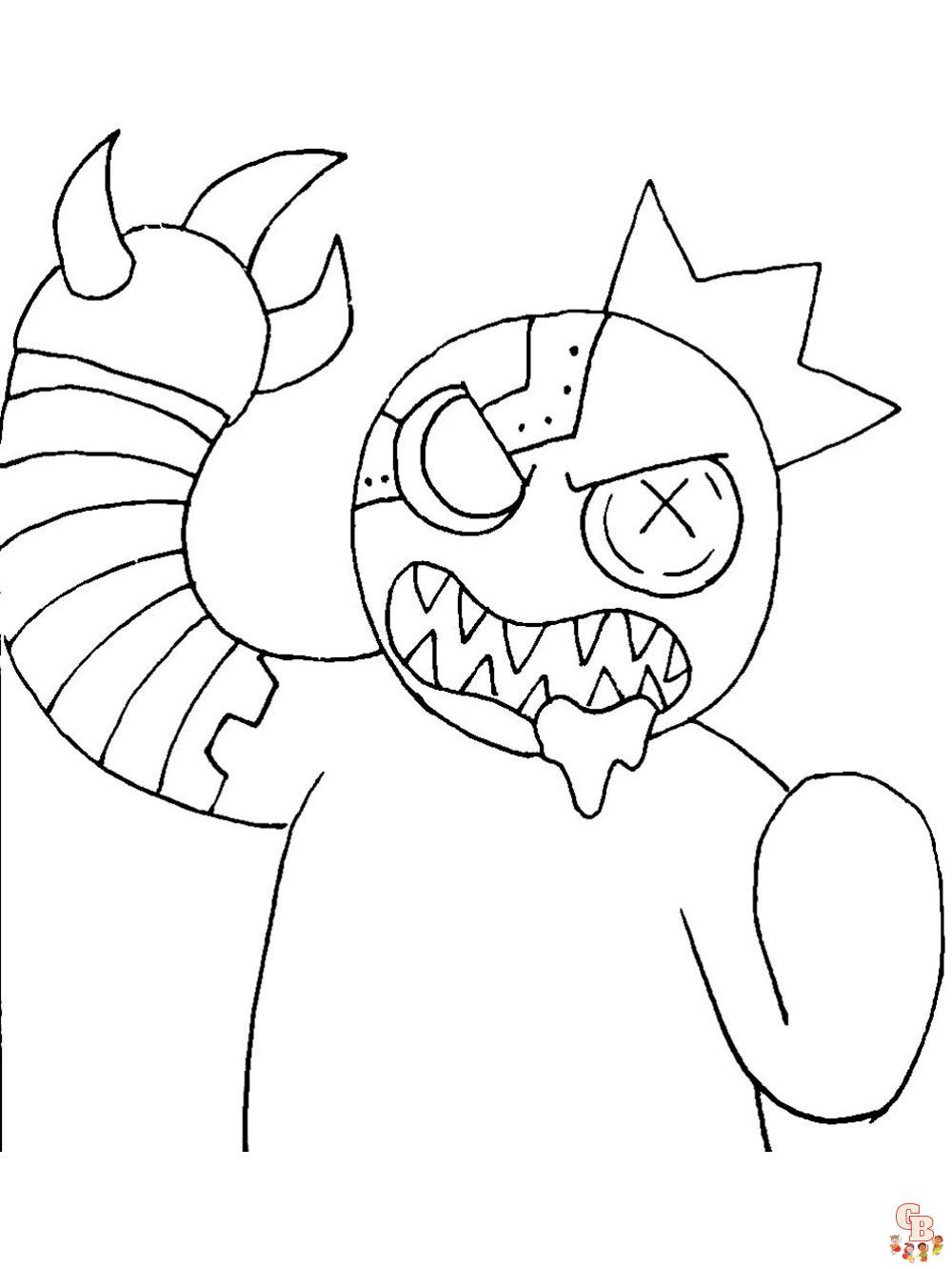Coloring Pages To Learn About The Rainbow Friends coloring-pages-to-learn-about-the-rainbow-friends