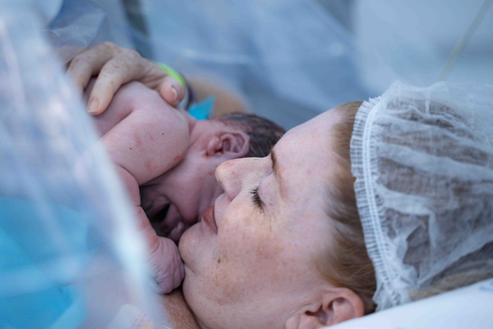 Foto de parto com sentimento