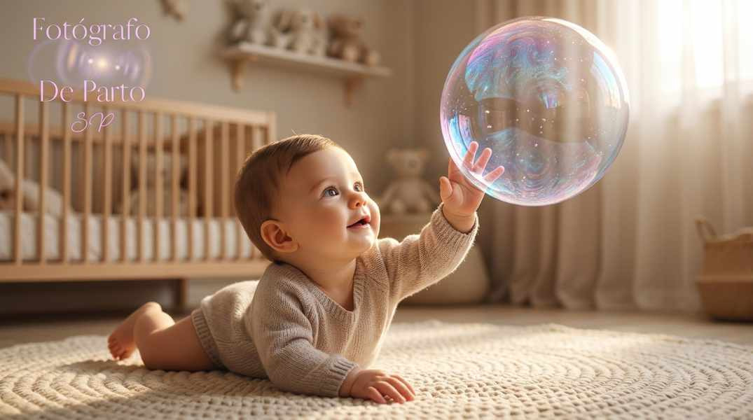 Ensaio fotográfico de bebê