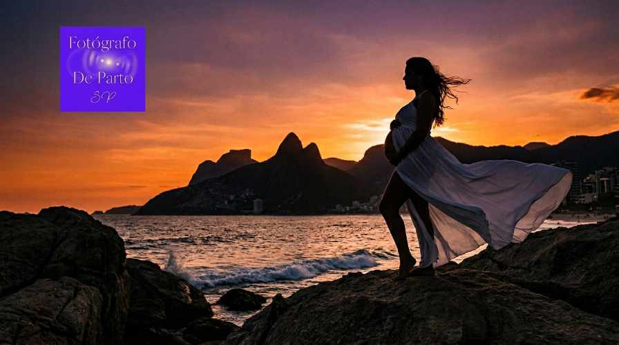 Foto de Gestante na Praia - consulte!