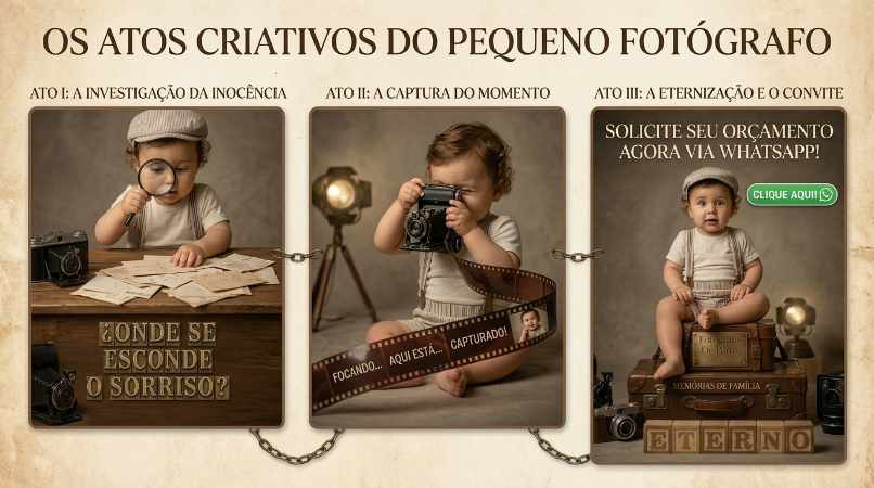 Ensaio fotográfico de bebê