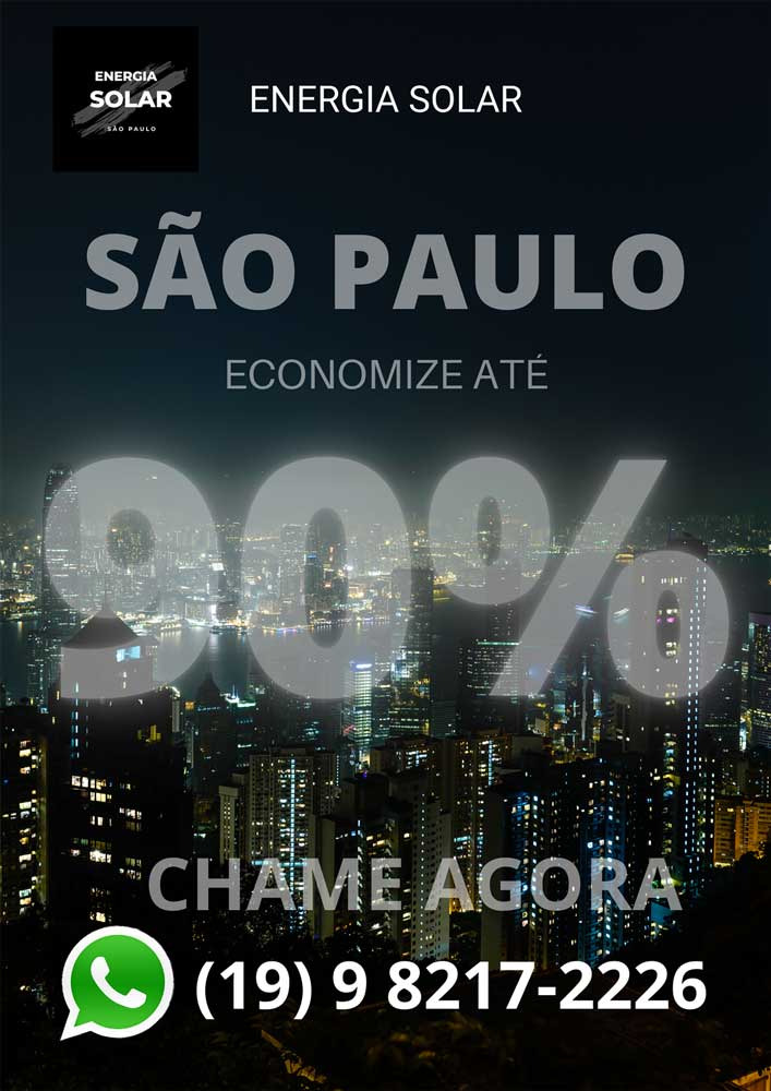 Economize até 90% em sua conta de energia em São Paulo