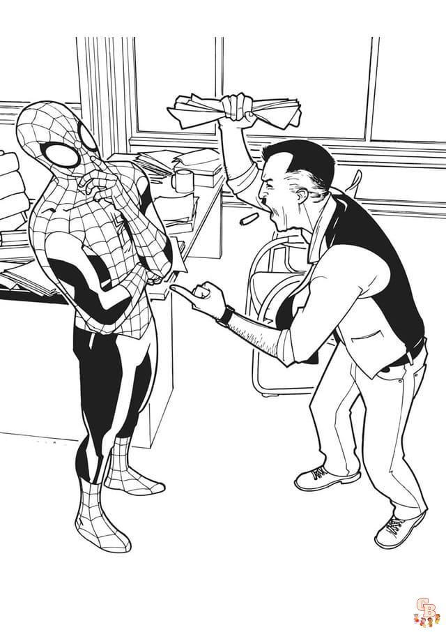 10 Black Spiderman Coloring Pages to Unleash Your Inner Superhero