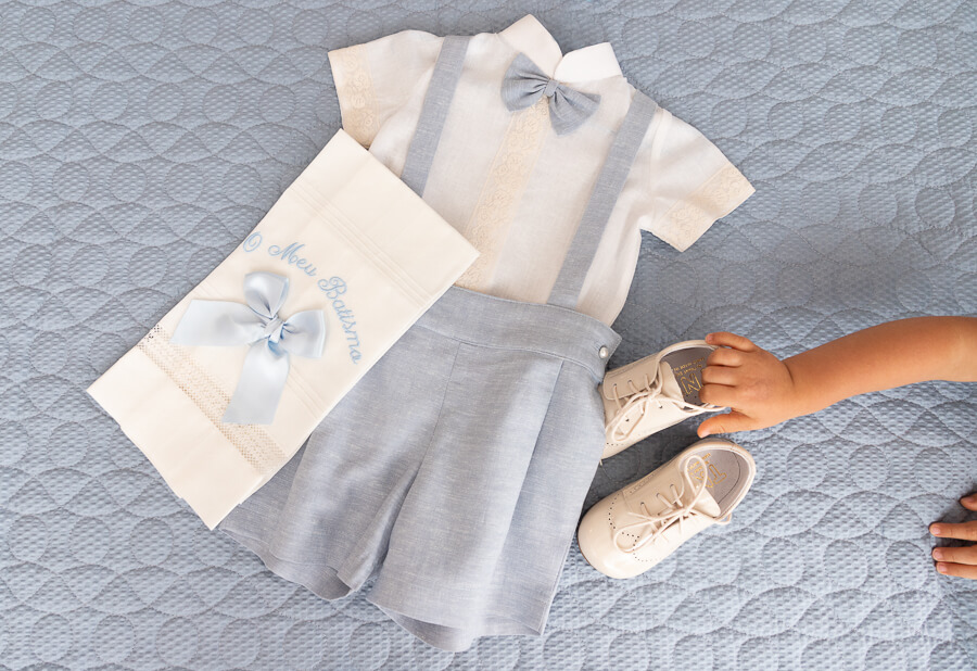 Roupa batizado menino