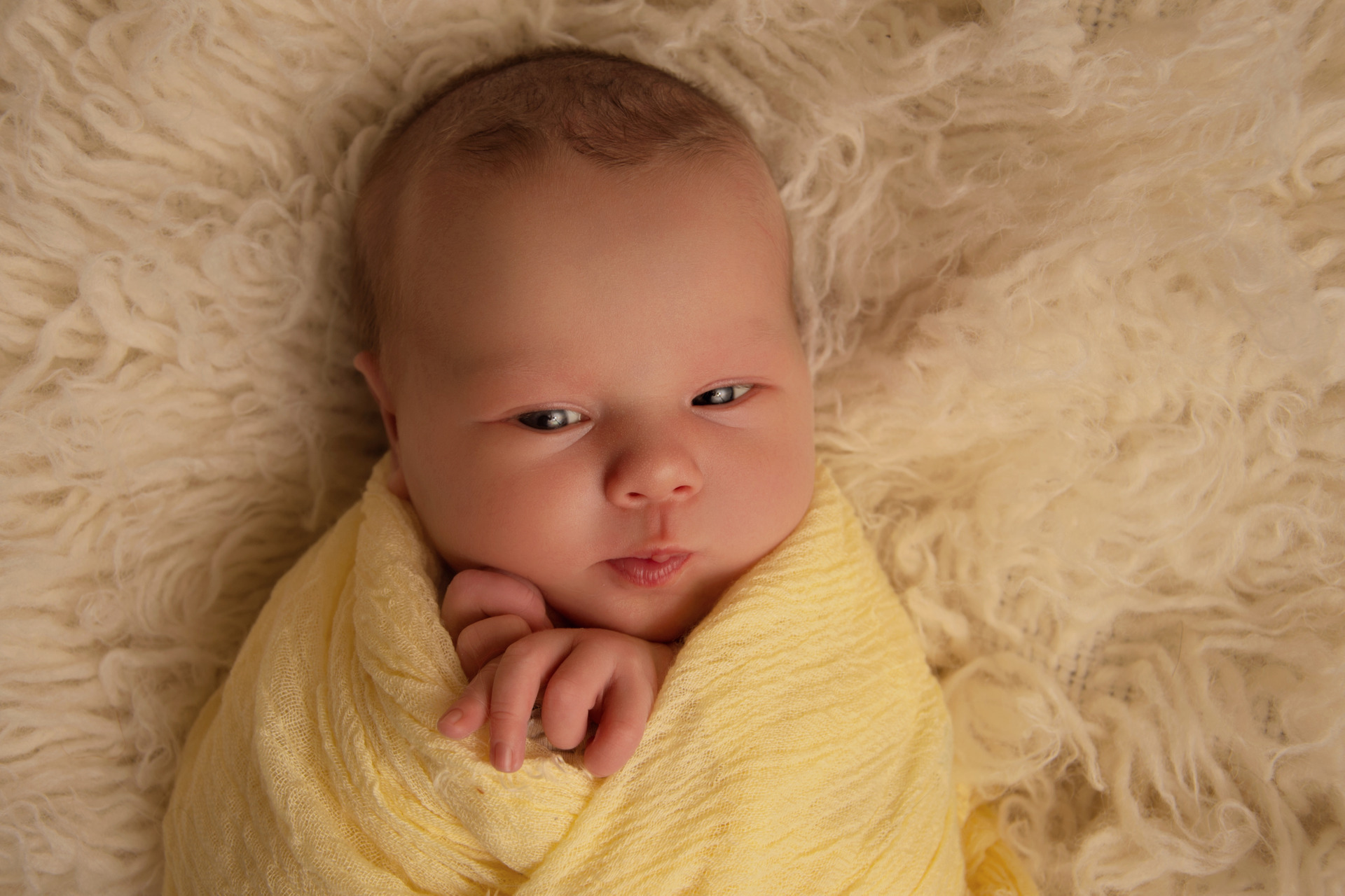 newborn baby boy blue wrap