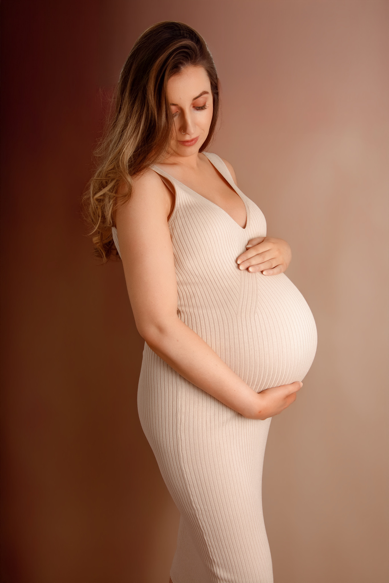 pink newborn baby bucket photoshoot
