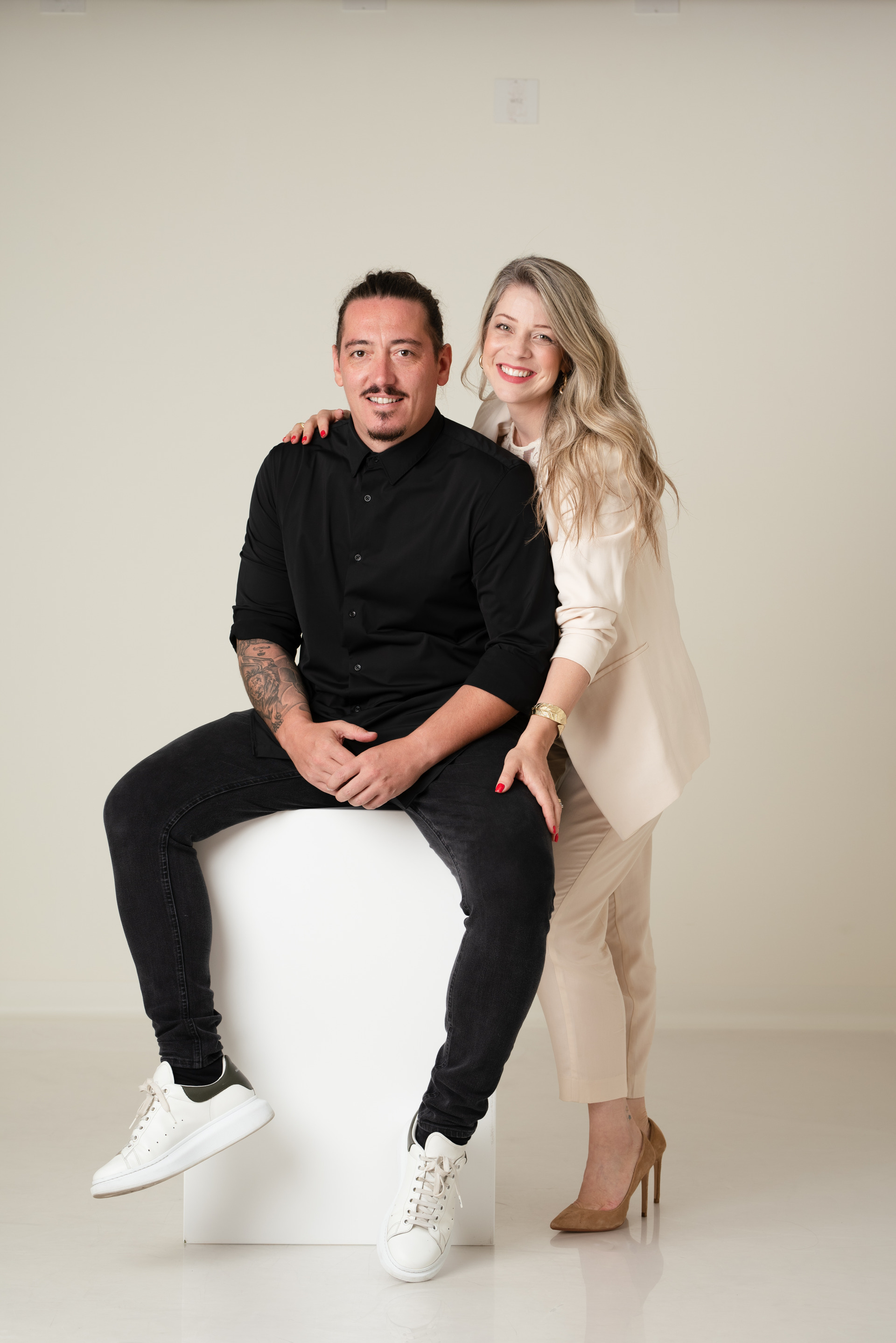 Imagem do Fotógrafo Helder Couto e sua esposa