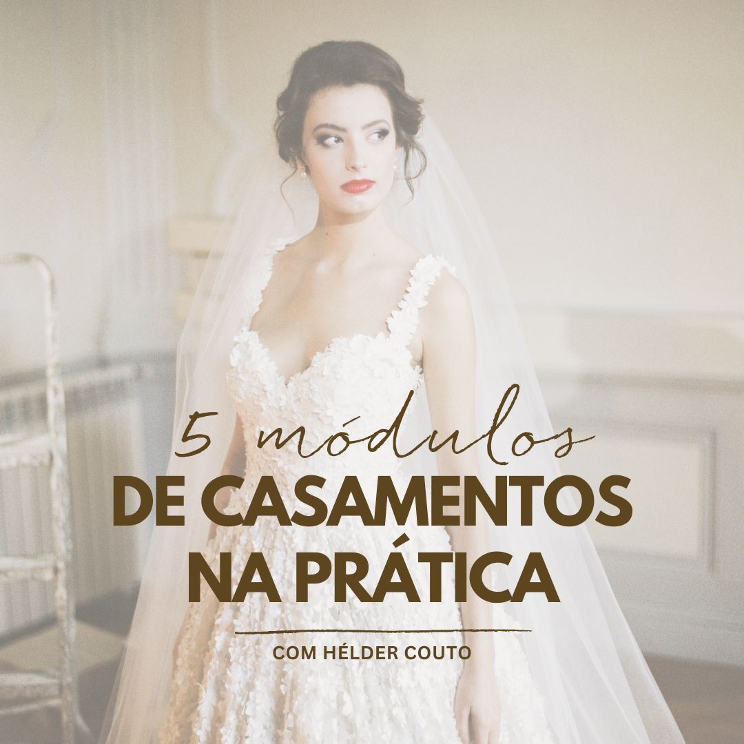 Capa do curso Fotografia para casamentos na prática