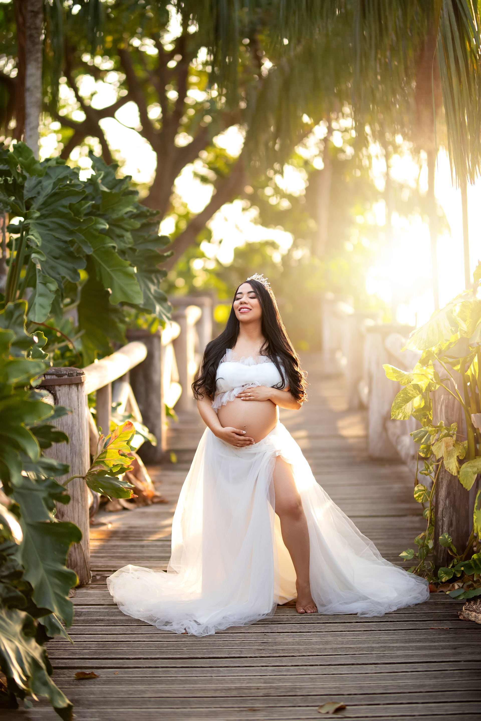 Ensaio gestante Mangal das Garças Belém - Pará