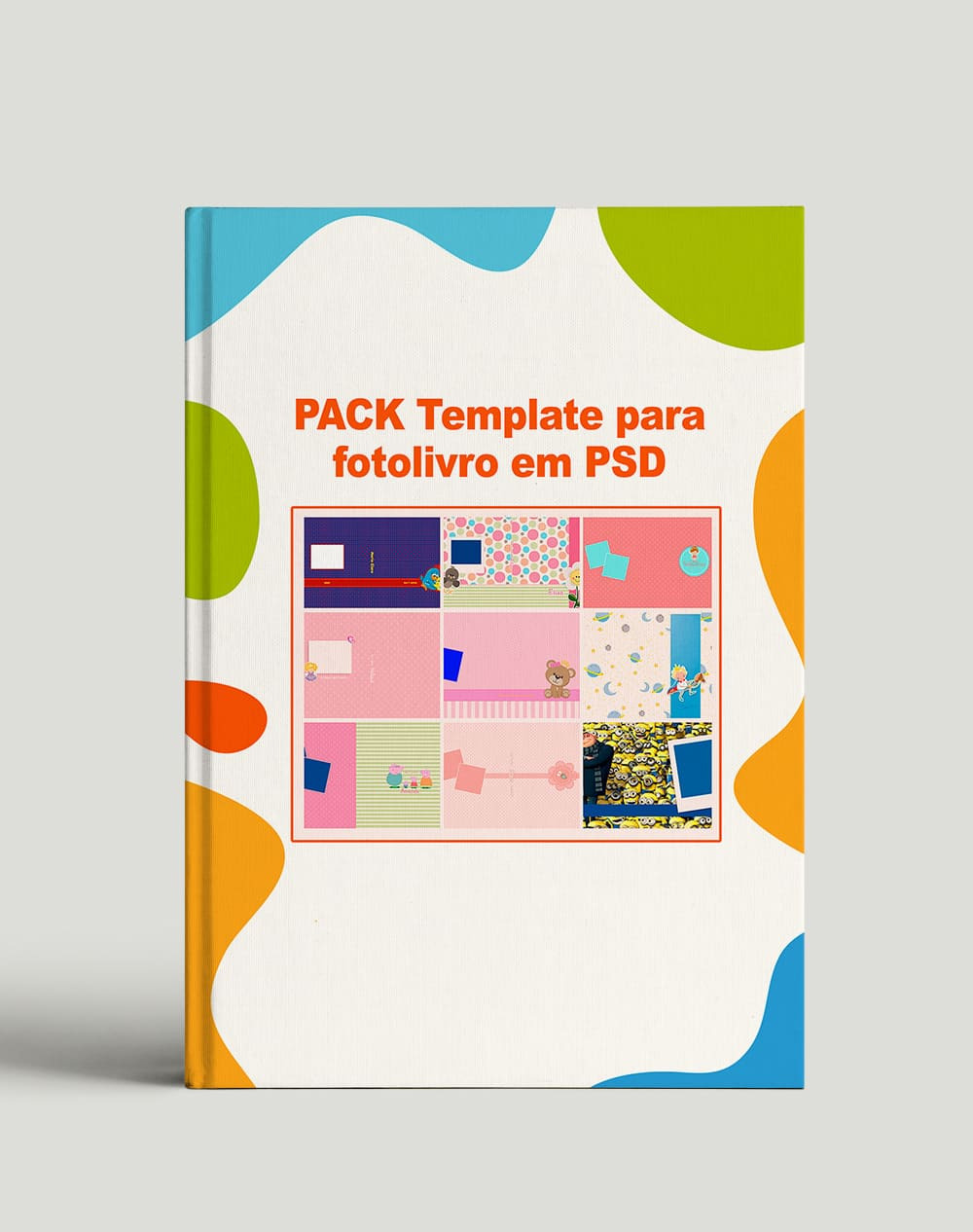 Pack de Templates para fotolivro em PSD