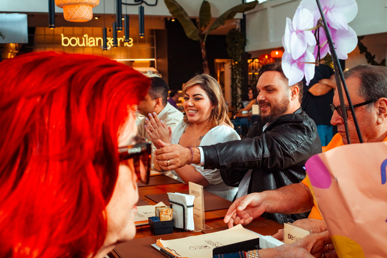 Comemoração pós casamento na Cafeteria Dosette em Santos/SP - Igor Vilares Fotografia