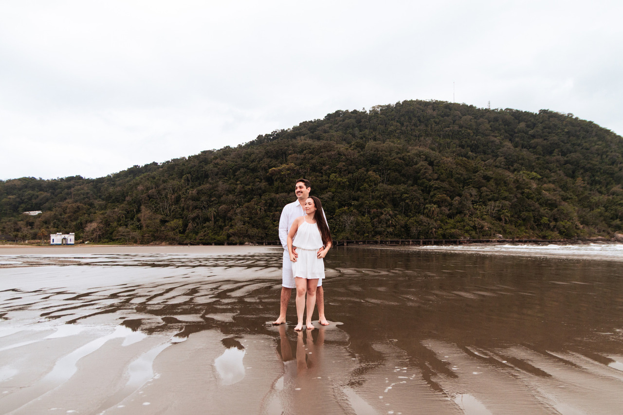 Ensaio Pré Wedding no Canto do Forte em Praia Grande - Igor Vilares Fotografia