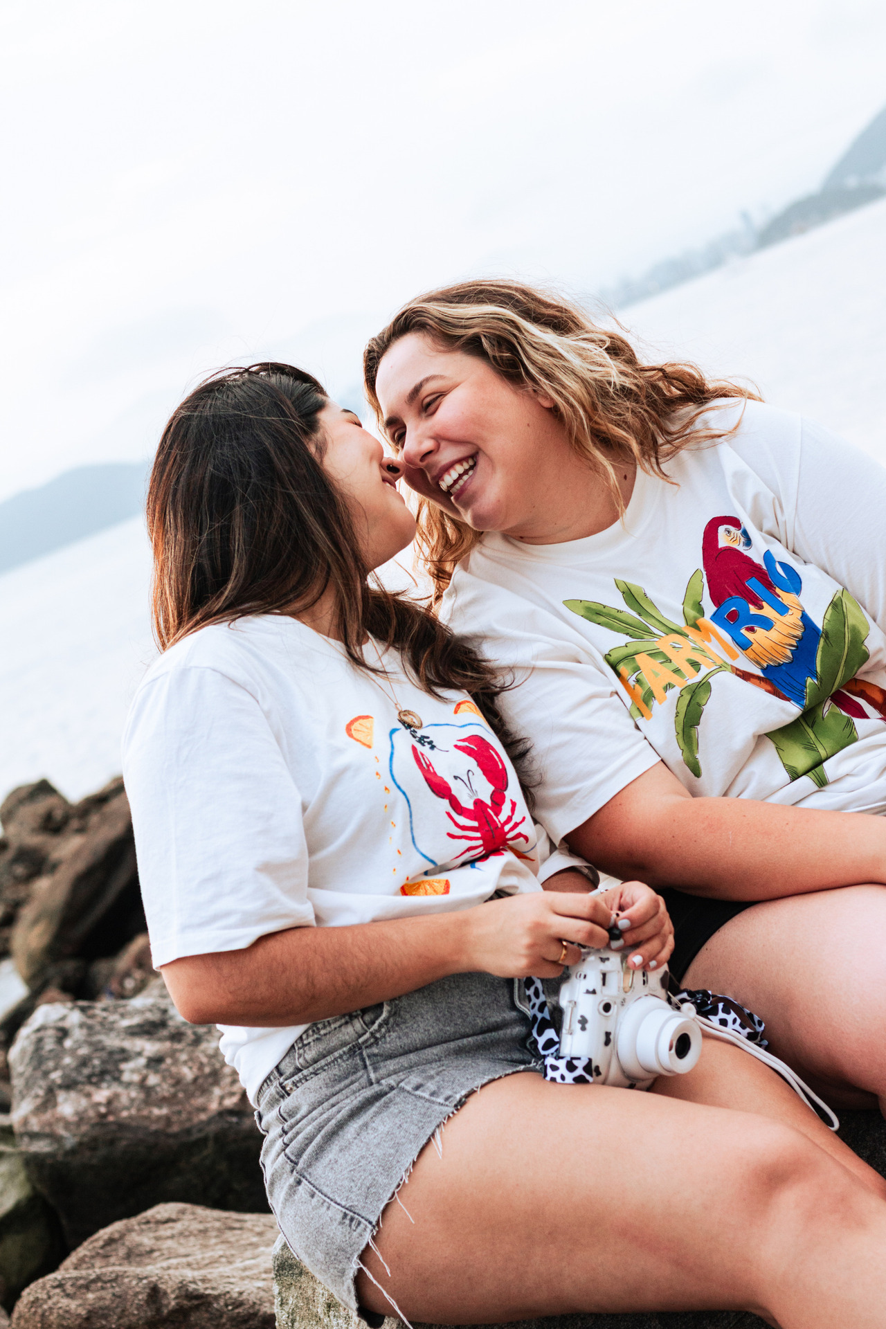 Pedido de casamento no pôr do sol em Santos – Dafne & Giovanna - Igor Vilares Fotografia