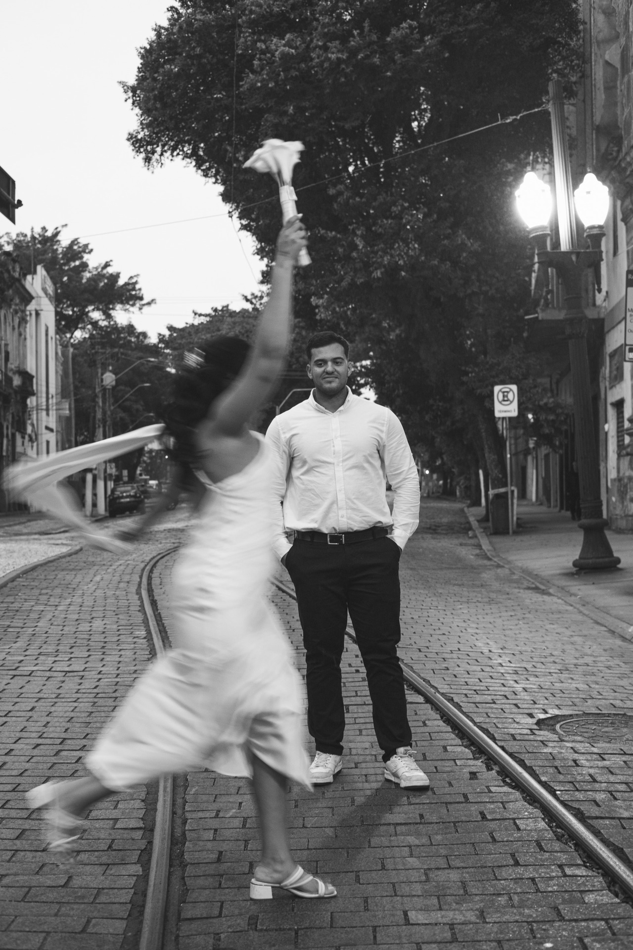 Ensaio de casamento no Centro Histórico de Santos/SP - Vilares Weddings