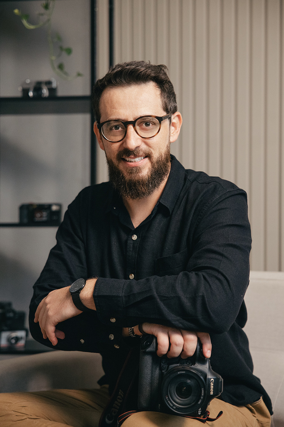 Fotógrafo Marcos Limonti realiza sessão de retratos profissional em Franca.