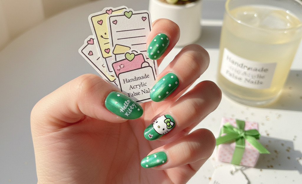uñas acrílicas cortas