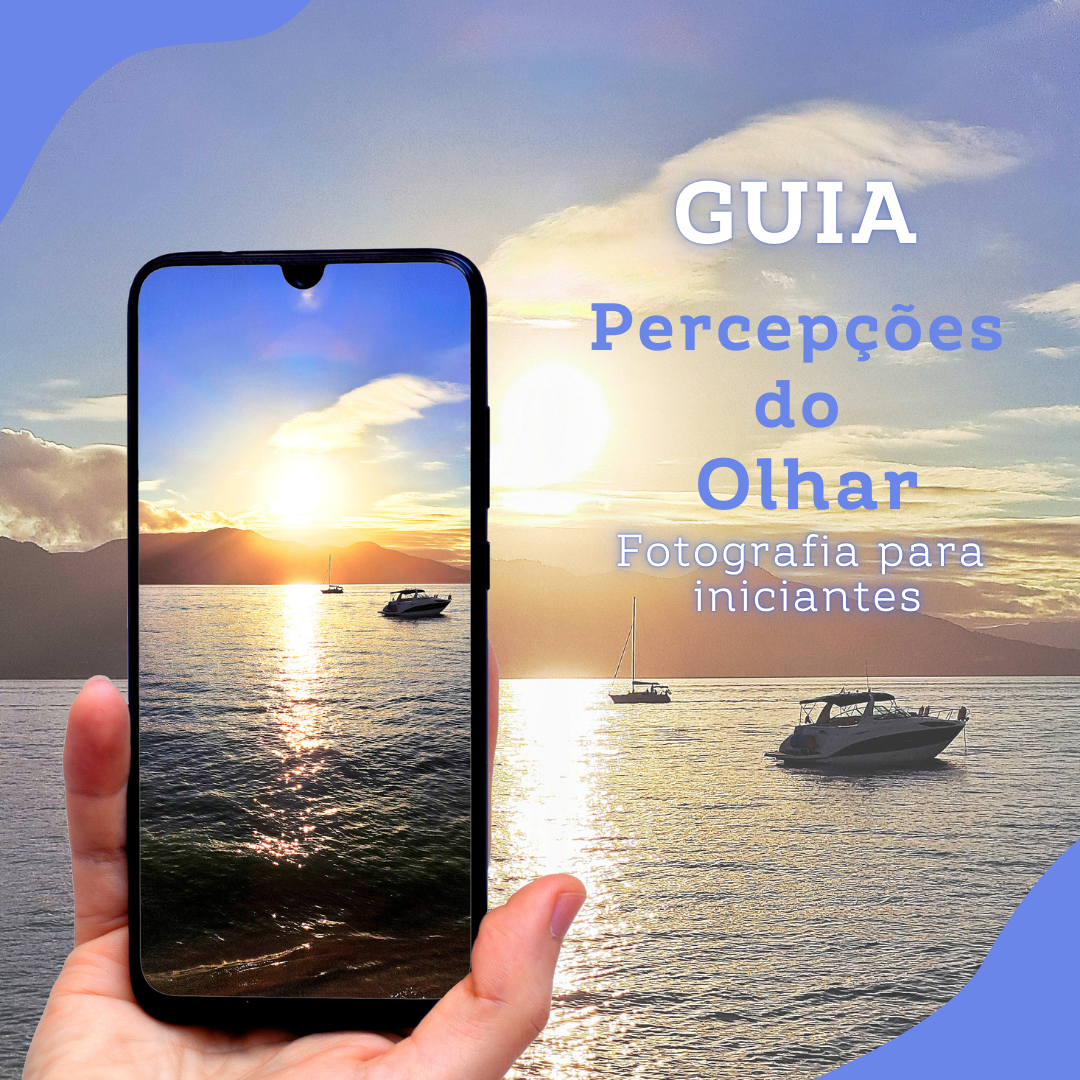 Mão segurando um celular exibindo uma fotografia de alta qualidade na tela, simbolizando os resultados que você pode alcançar com o curso de fotografia para iniciantes.