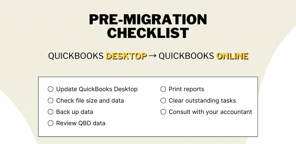 QuickBooks Migration From Desktop to Online