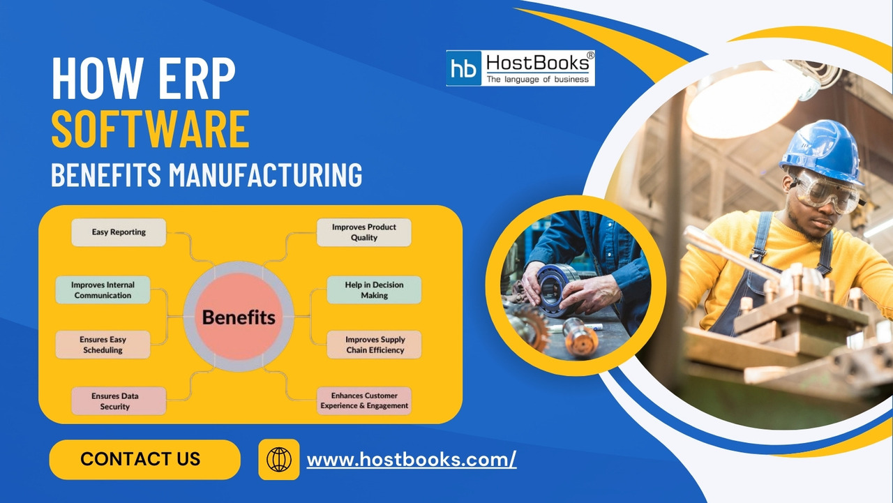 ERP For Manufacturing Industries HostBooks Limited