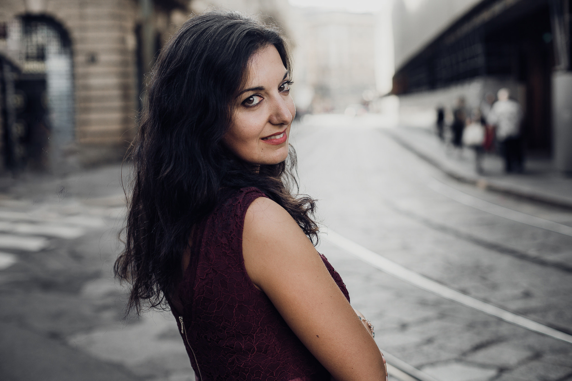 modelo retrato em milão