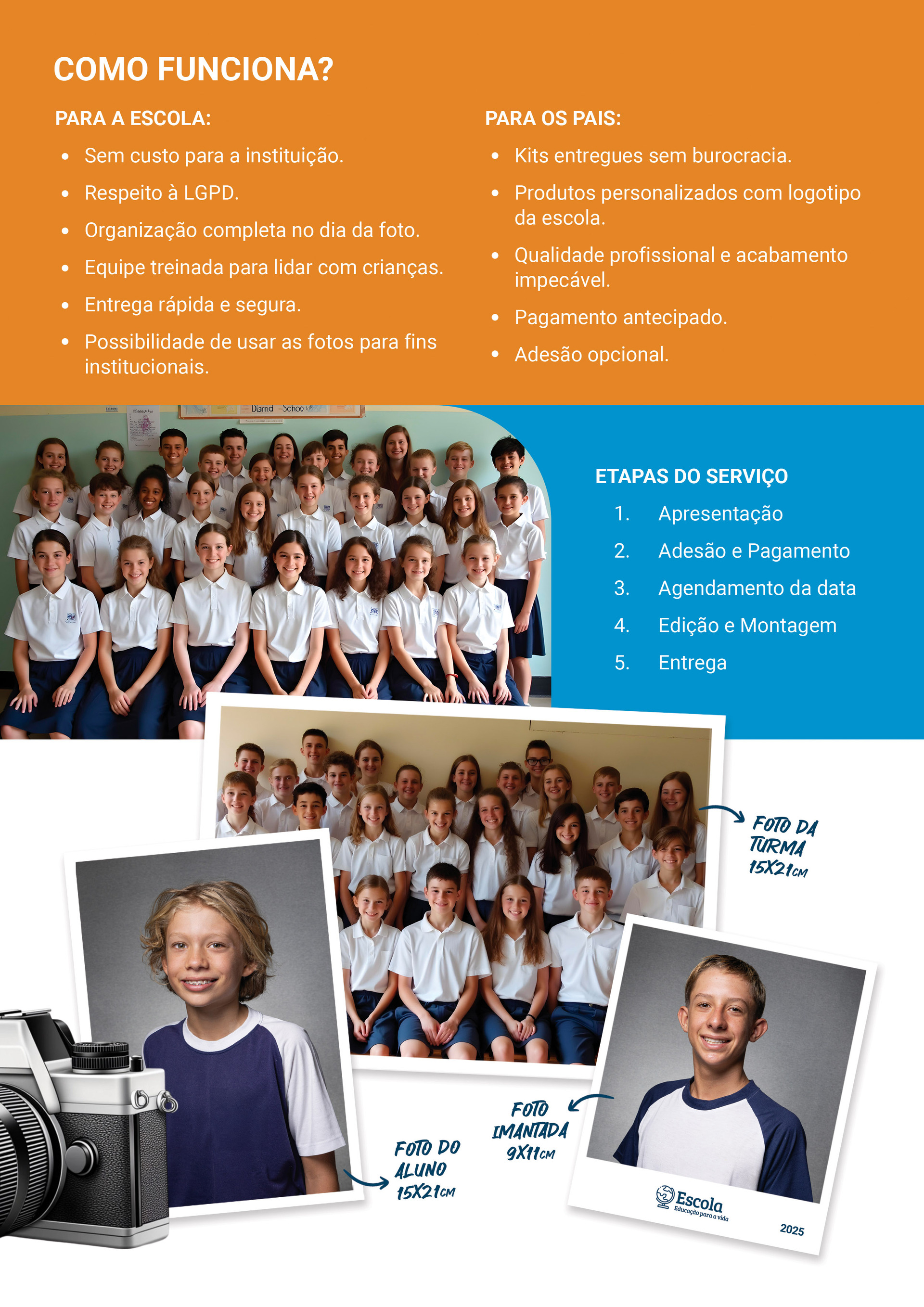 Fotografia Escolar Lembrança