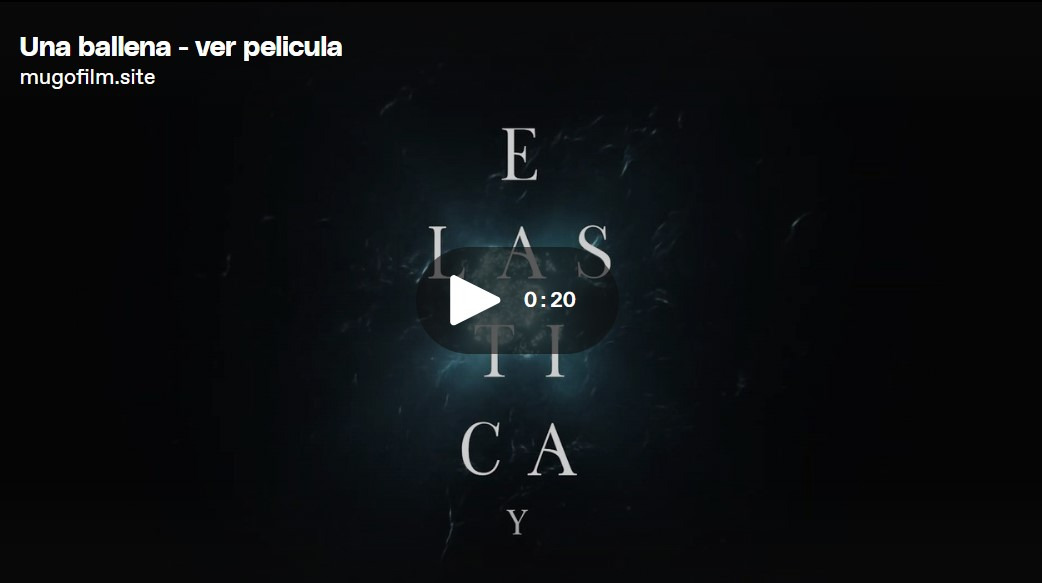 Una ballena pelicula completa en español latino