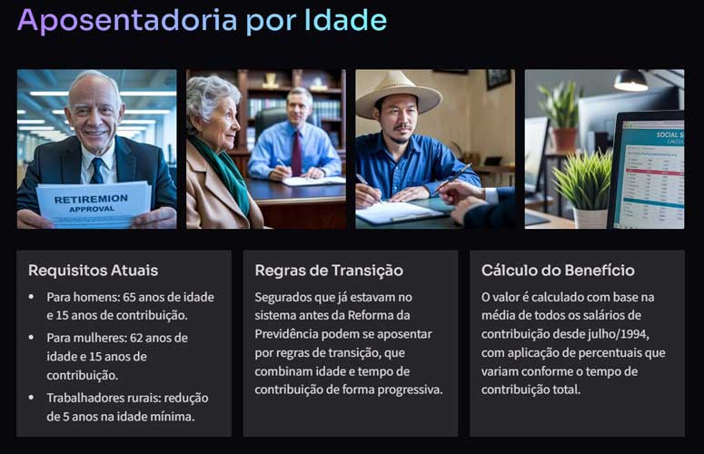 Infográfico - Advogado em São Paulo - Aposentadoria por Idade