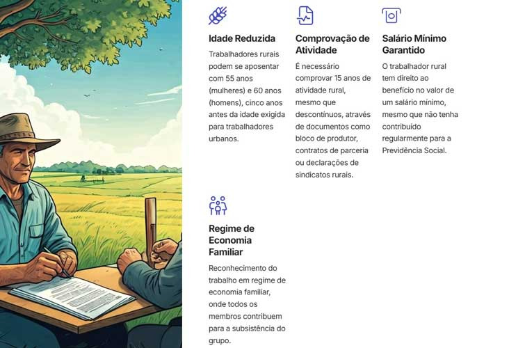 Infográfico Aposentadoria Rural em Guarulhos SP